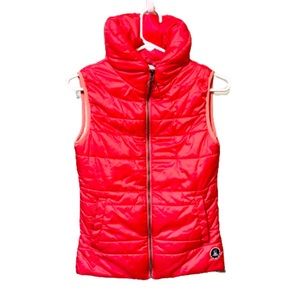 Helly Hansen Red Puffer Vest, Size XS